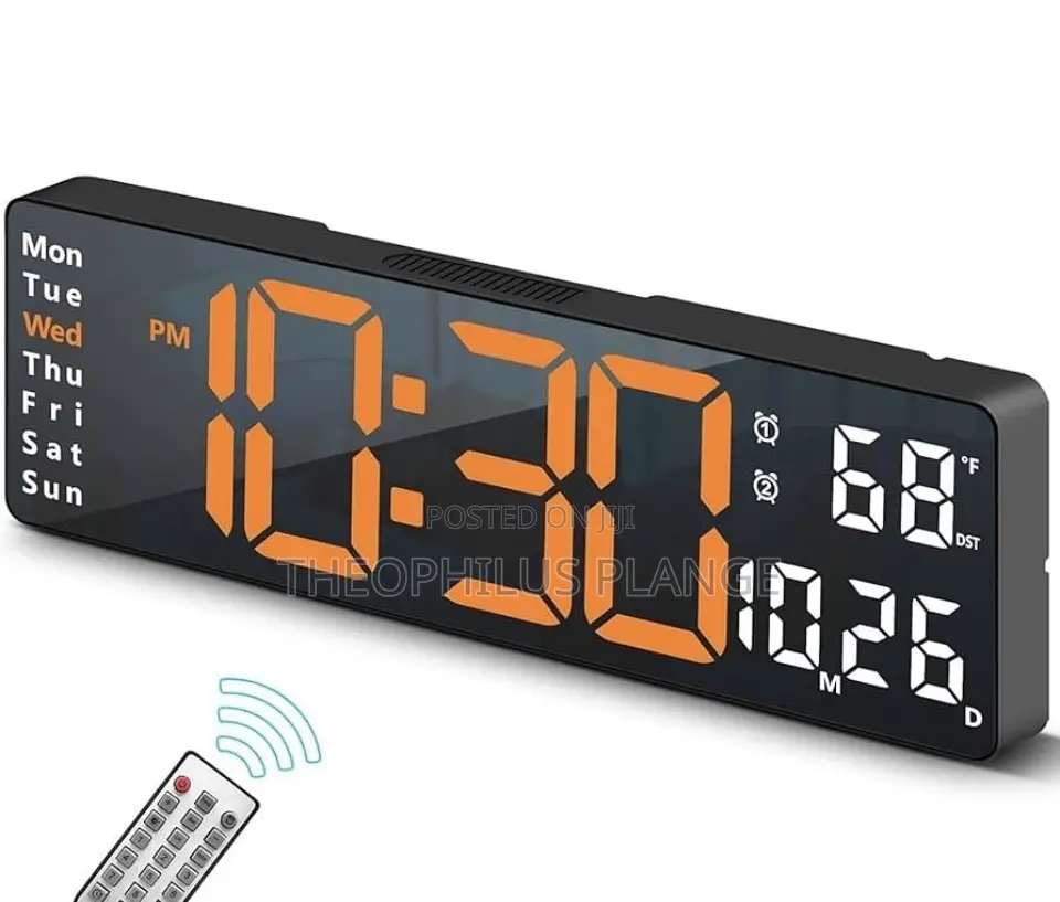 Digital Clock / Timer With Remote Control