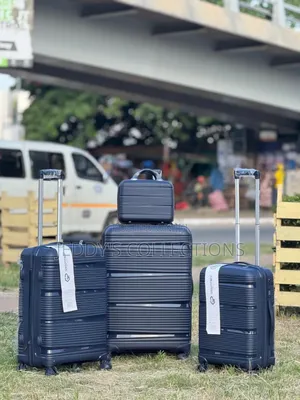 4 Pieces Pp Potable Travelling Luggage and a Cosmetics Bag