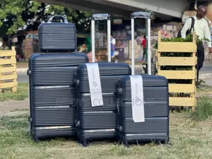 4 Pieces Pp Potable Travelling Luggage and a Cosmetics Bag