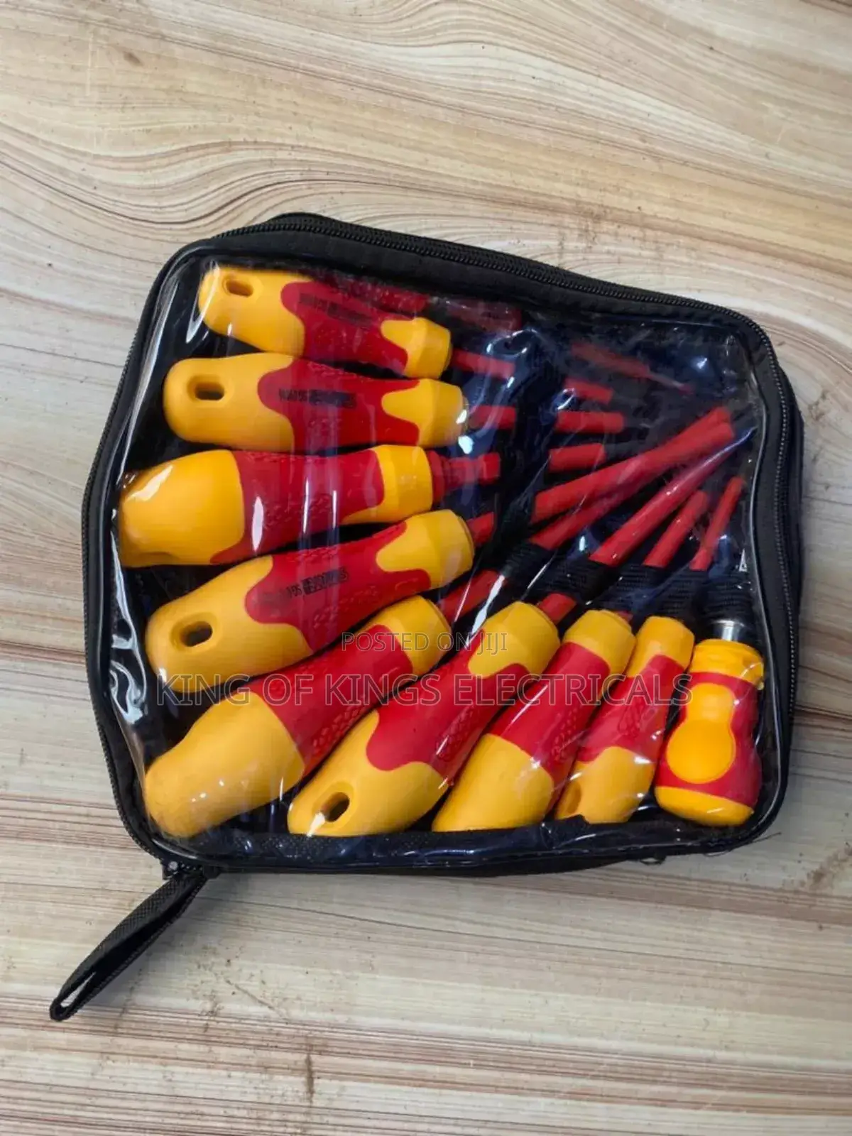 Professional Insulated Screwdriver Set–Safety Tools for Electrical Use