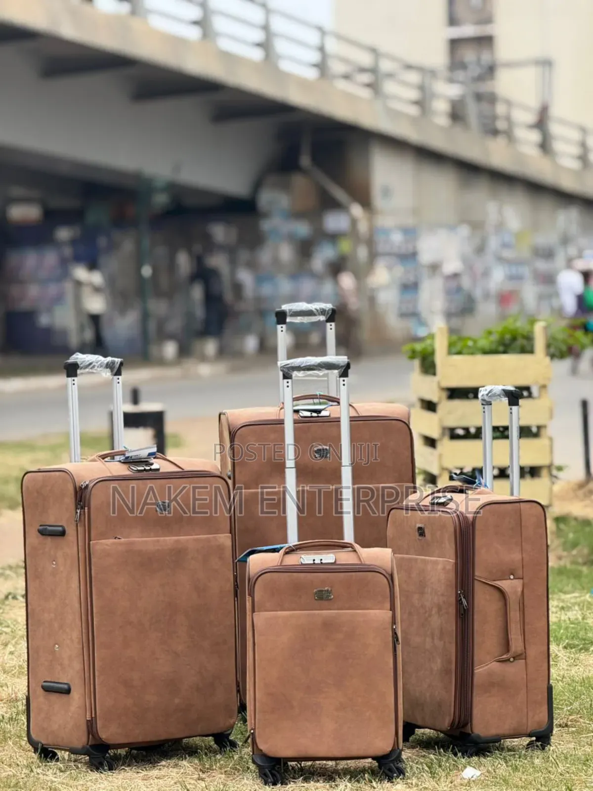 Marrent Genuine Leather 4in1 Trolling Travelling Luggage