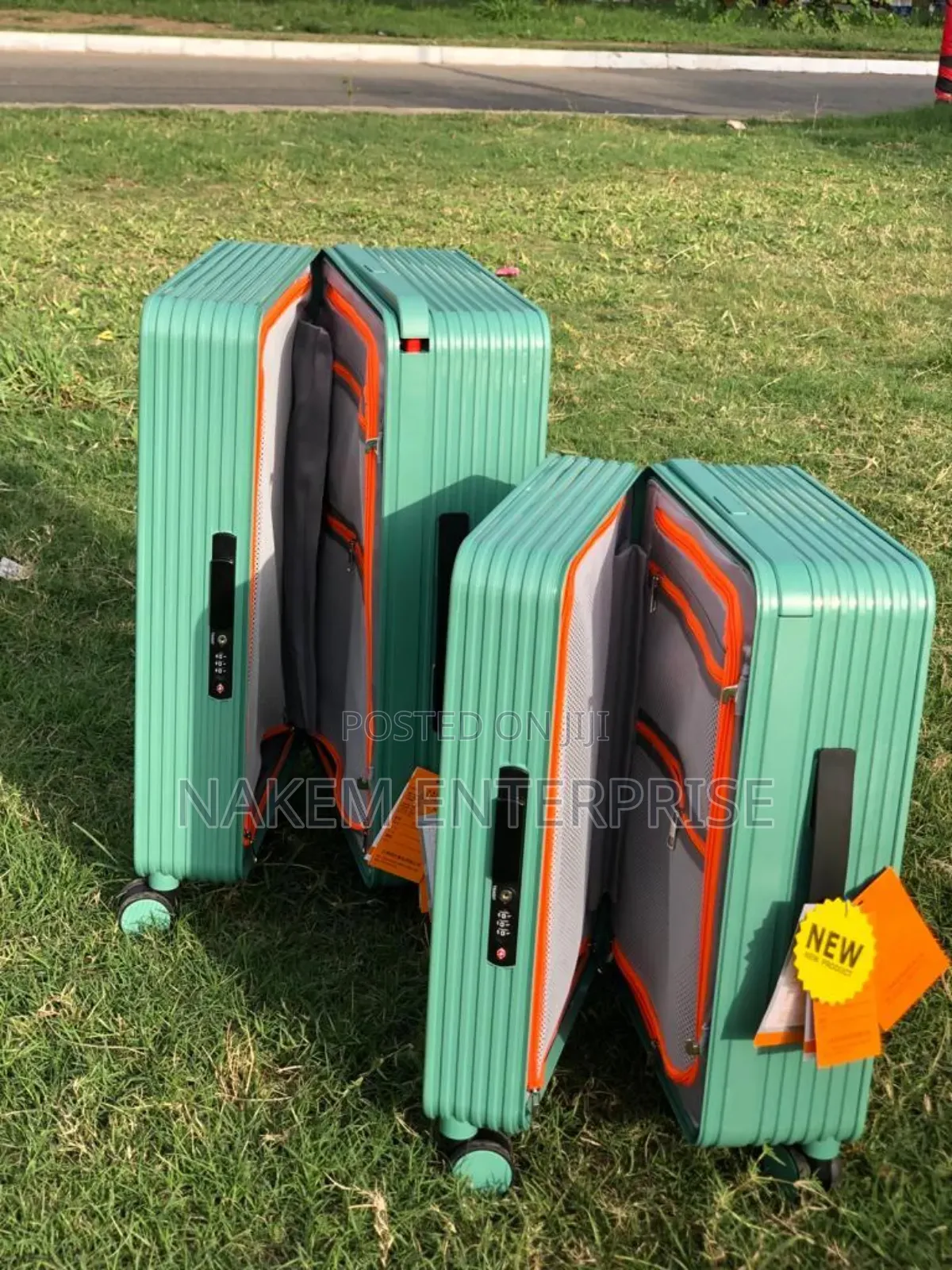 Mid Top Trolling Luggage With Carry on Suitcase Fresh Style Pc