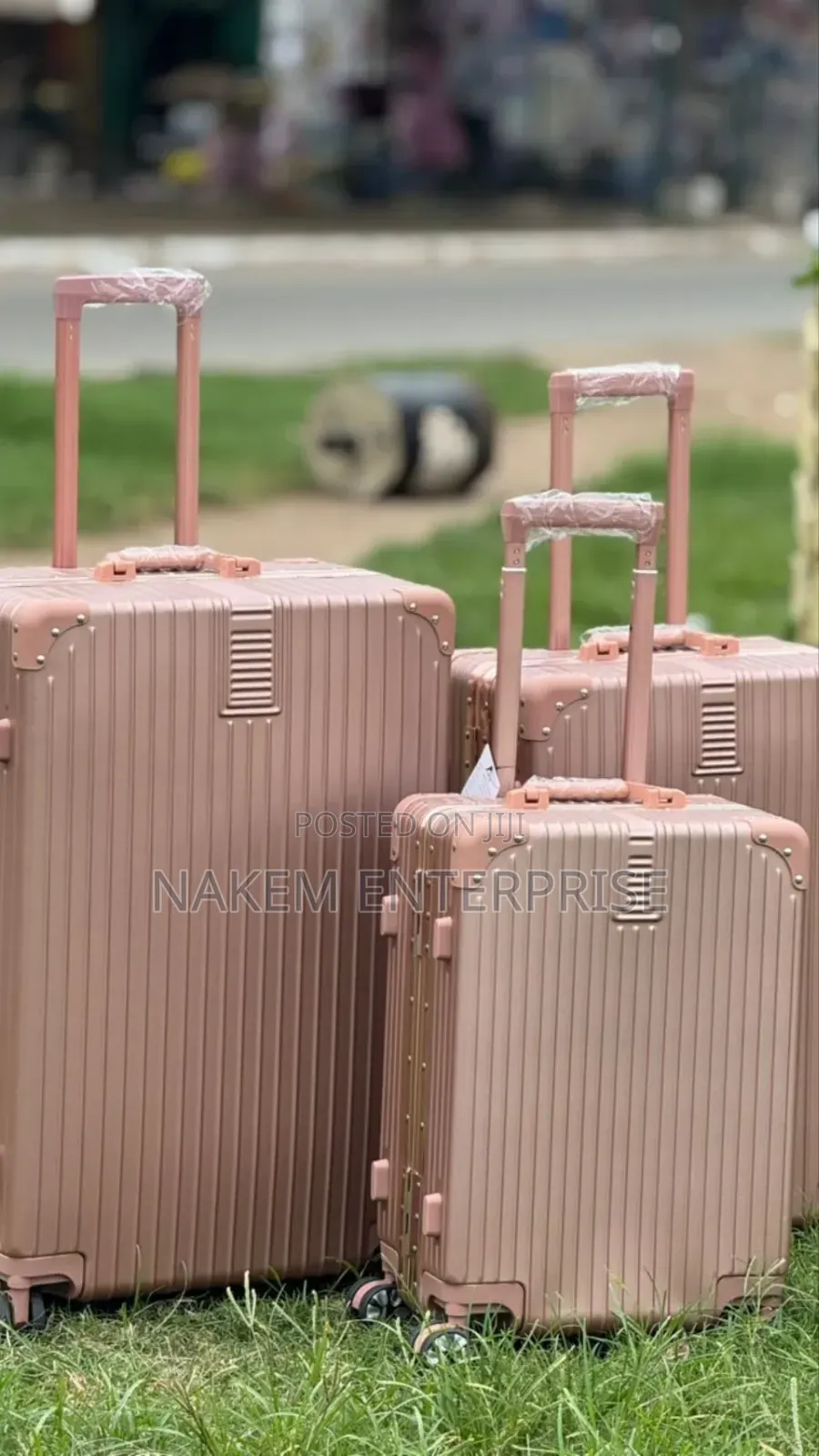 Black Zipless Trolling Travelling Luggage Set 3in1