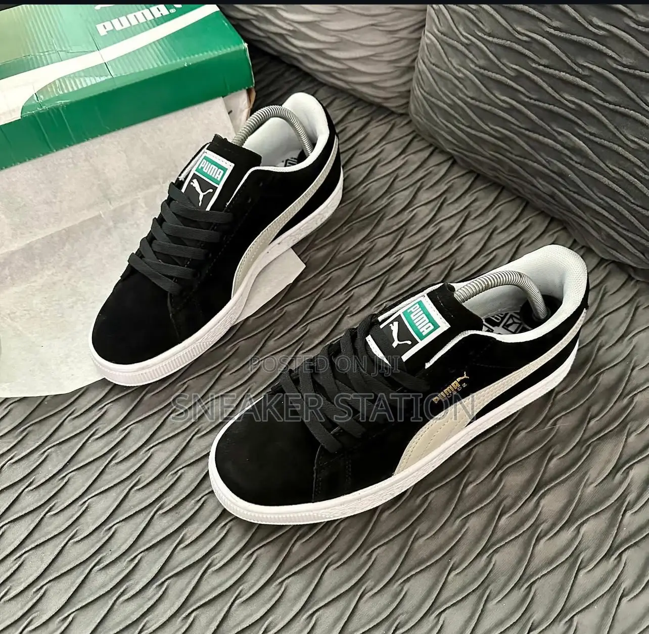 Puma Suede Black/White Available