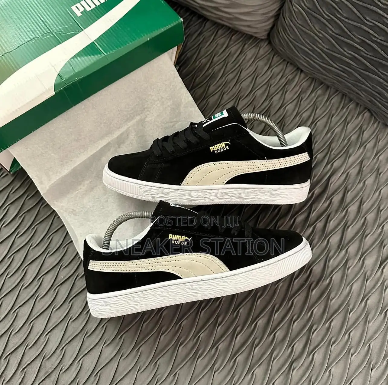 Puma Suede Black/White Available