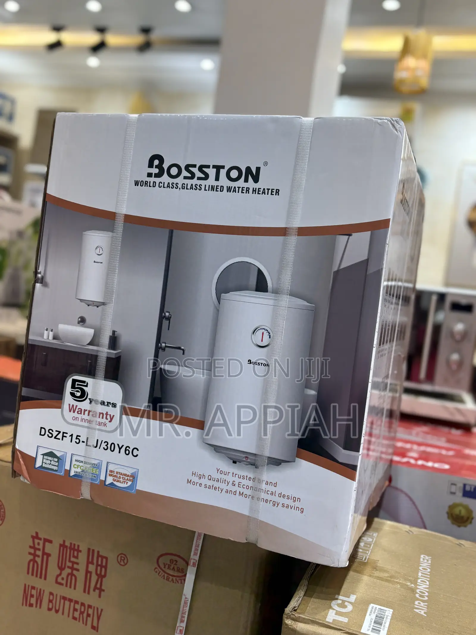 Energy Sufficient Bosston 30 Liters Electric Water Heater(White) 