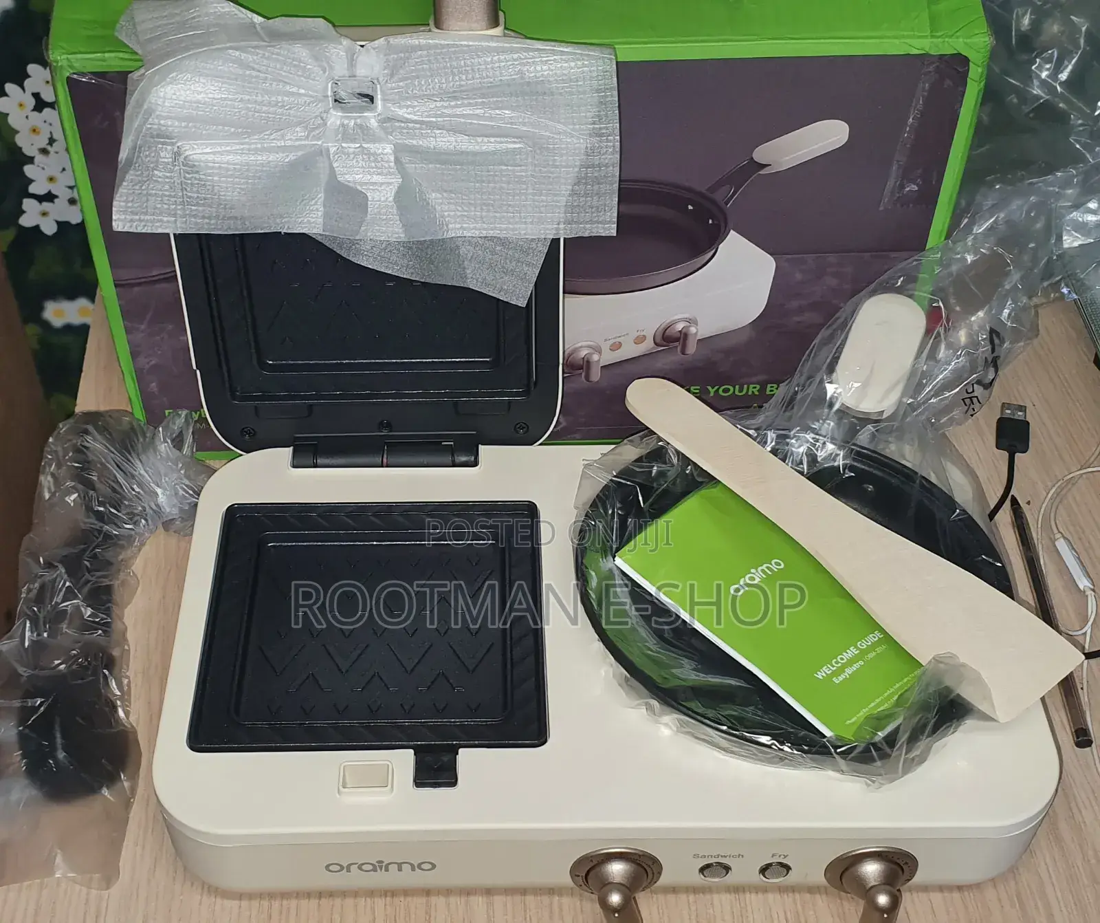 Electric Breakfast Maker With Toaster, ( Very Convenient )