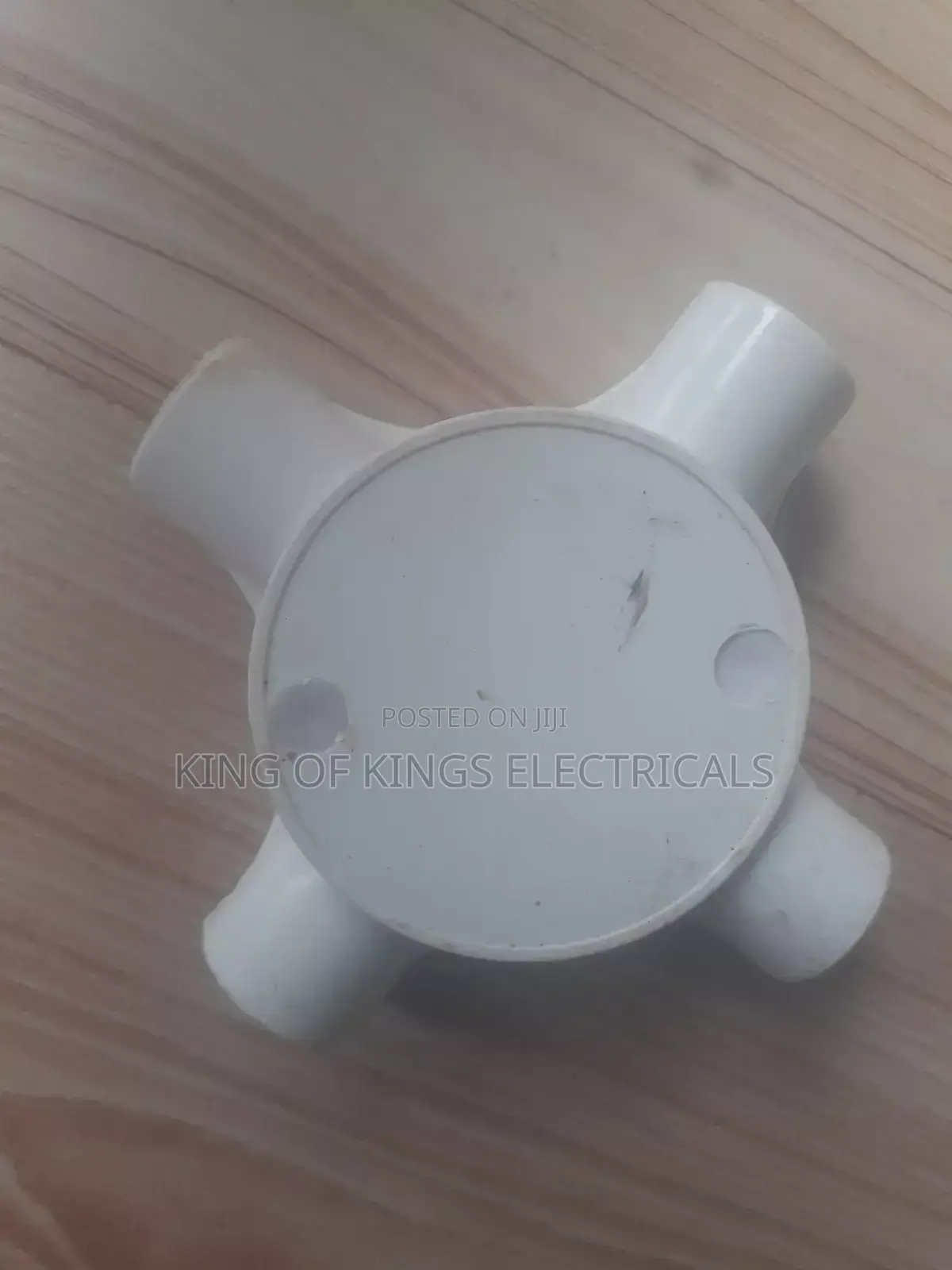 PVC 4-Way Circular Box – Durable and Easy Fitting