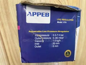 Appeb Gas Regulator – Model V70