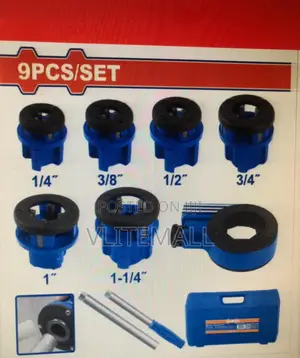 Wadfow 9 PCS PVC Pipe Threading Set - Wjk1d61