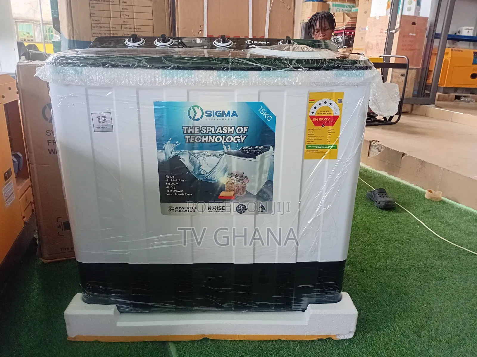 Giant 15kg Washing Machine – Laundry Made Easy