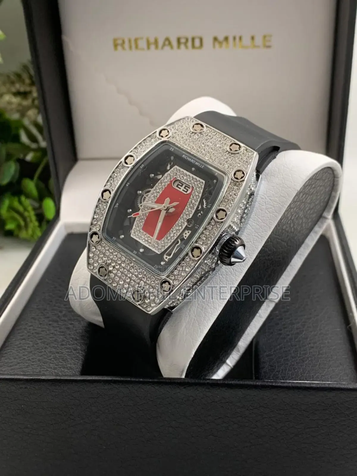 Ladies Richard Mille Silicon Strap Watch