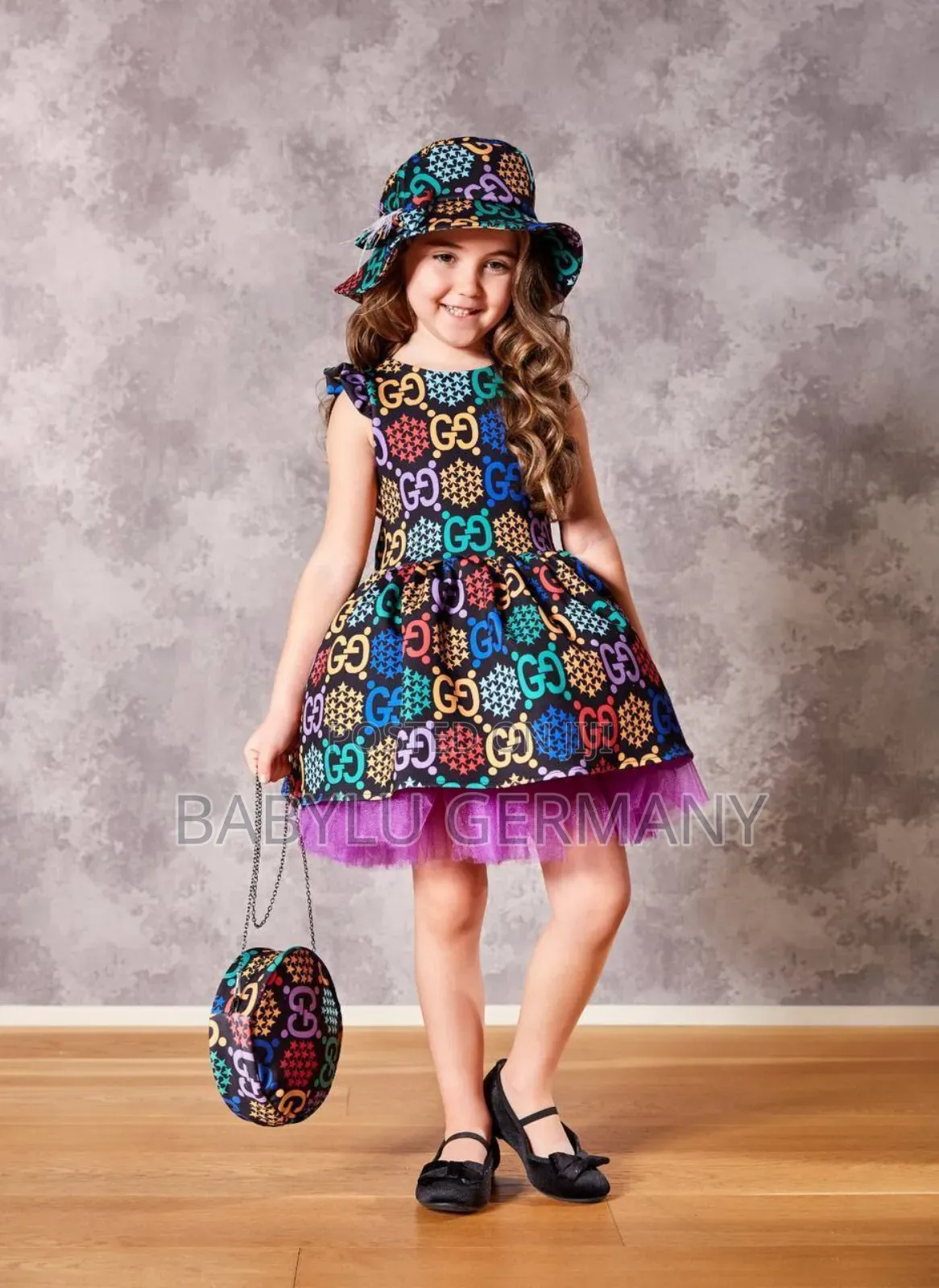 Turkey Imported Gucci Dress With Free Matching Hat And Bag