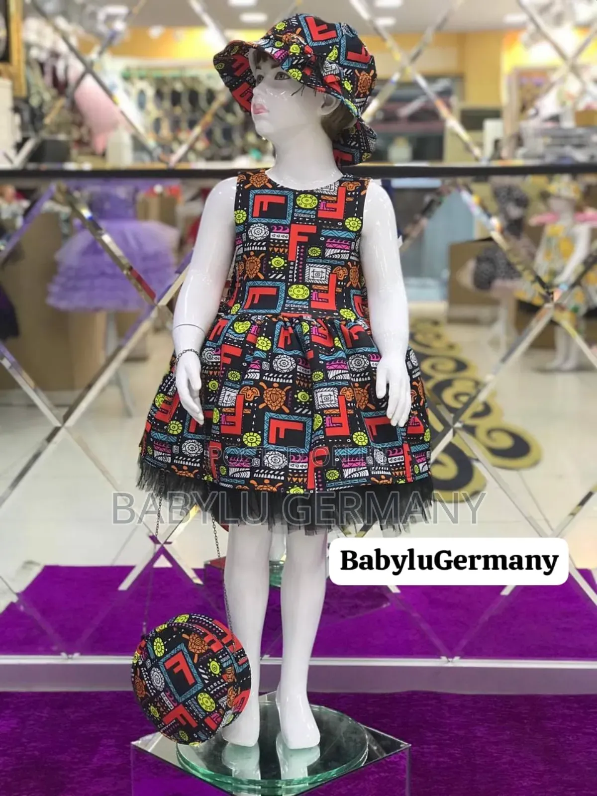 Fendi Dress With Free Matching Hat and Bag
