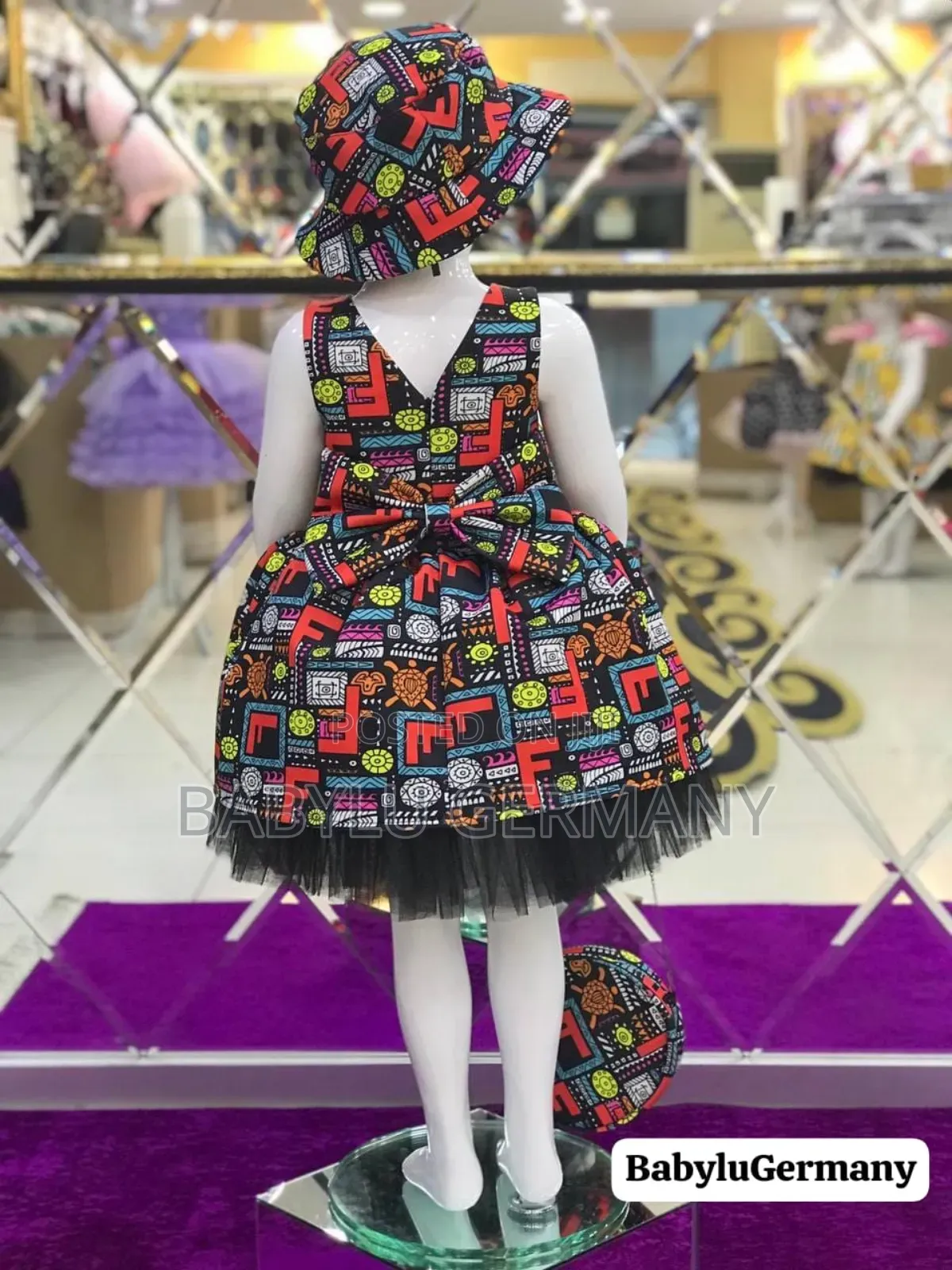 Fendi Dress With Free Matching Hat and Bag