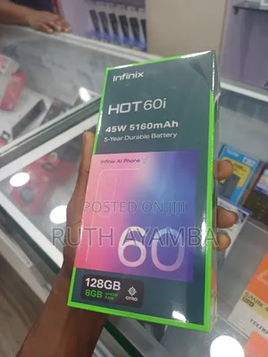 New Infinix Hot 60i 128 GB Black