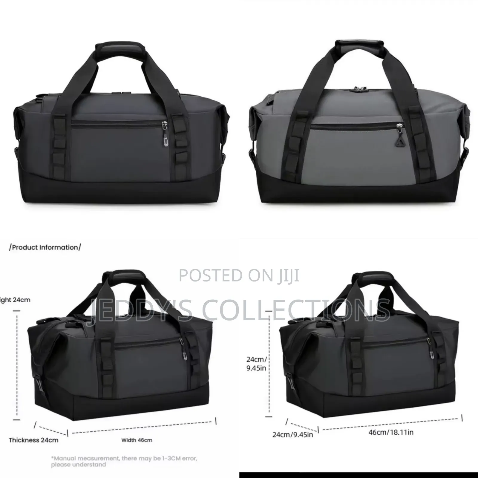 Unisex Large Capacity Waterproof Duffle Backpack for Gym and More