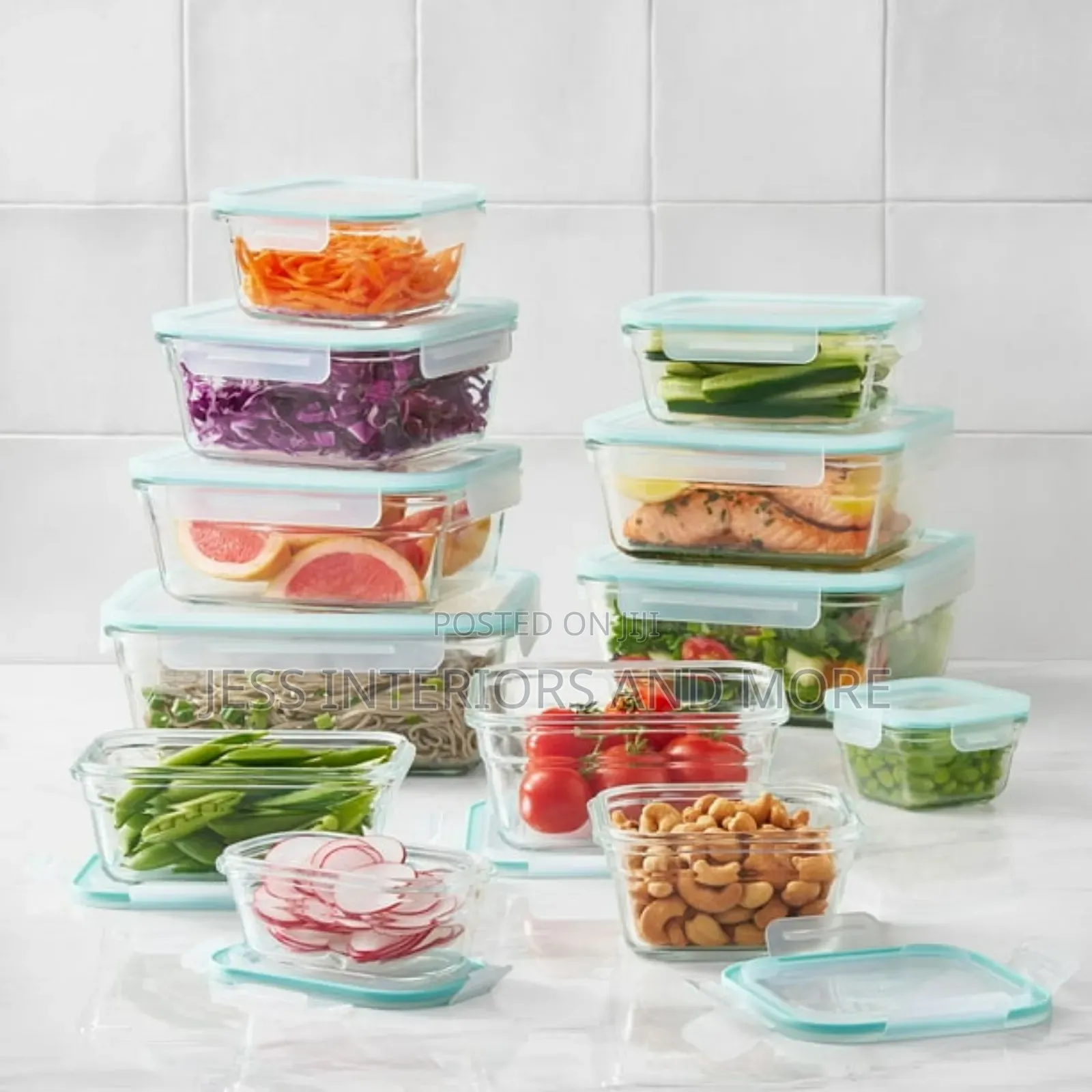 Member S Mark 24_piece Glass Food Storage Set