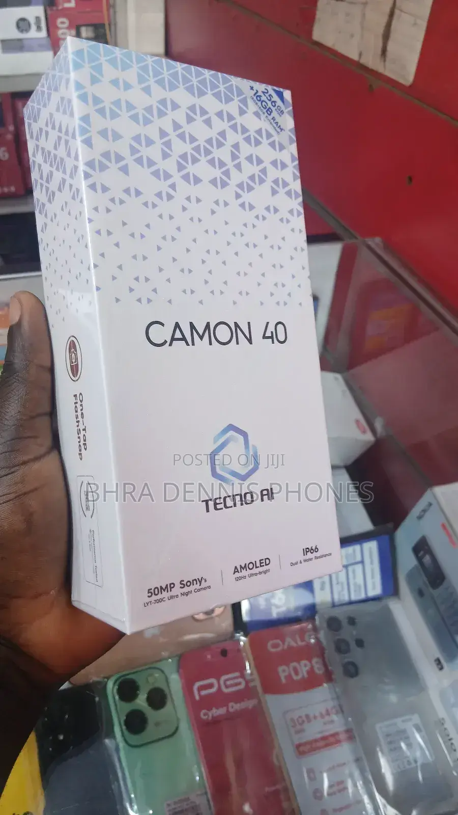 New Tecno Camon 40 256 GB Black