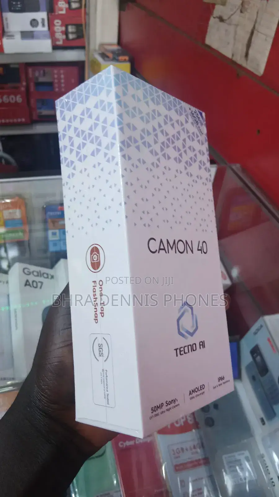 New Tecno Camon 40 256 GB Black