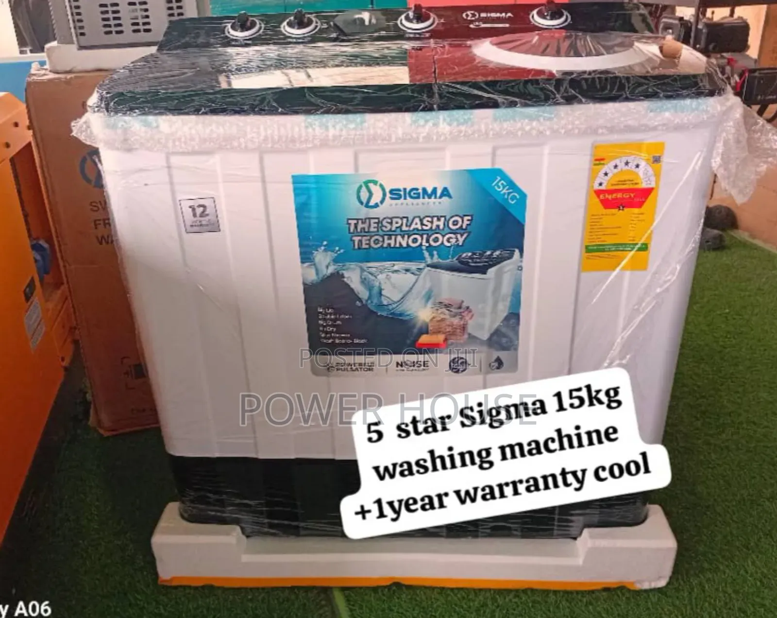 Home Essentials Sigma 15kg Washing Machine Cool Sigma 15kg Washing