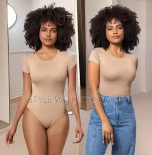 Round Neck Bodysuit- Stretchy.