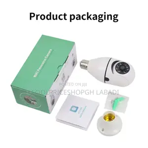 Wireless Bulb CCTV Camera