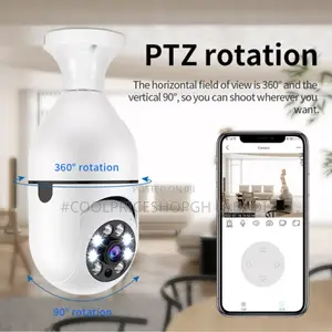 Wireless Bulb CCTV Camera