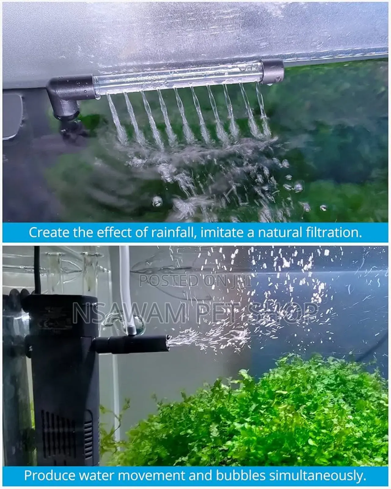Internal Liquid Filter 500l/H (8w)