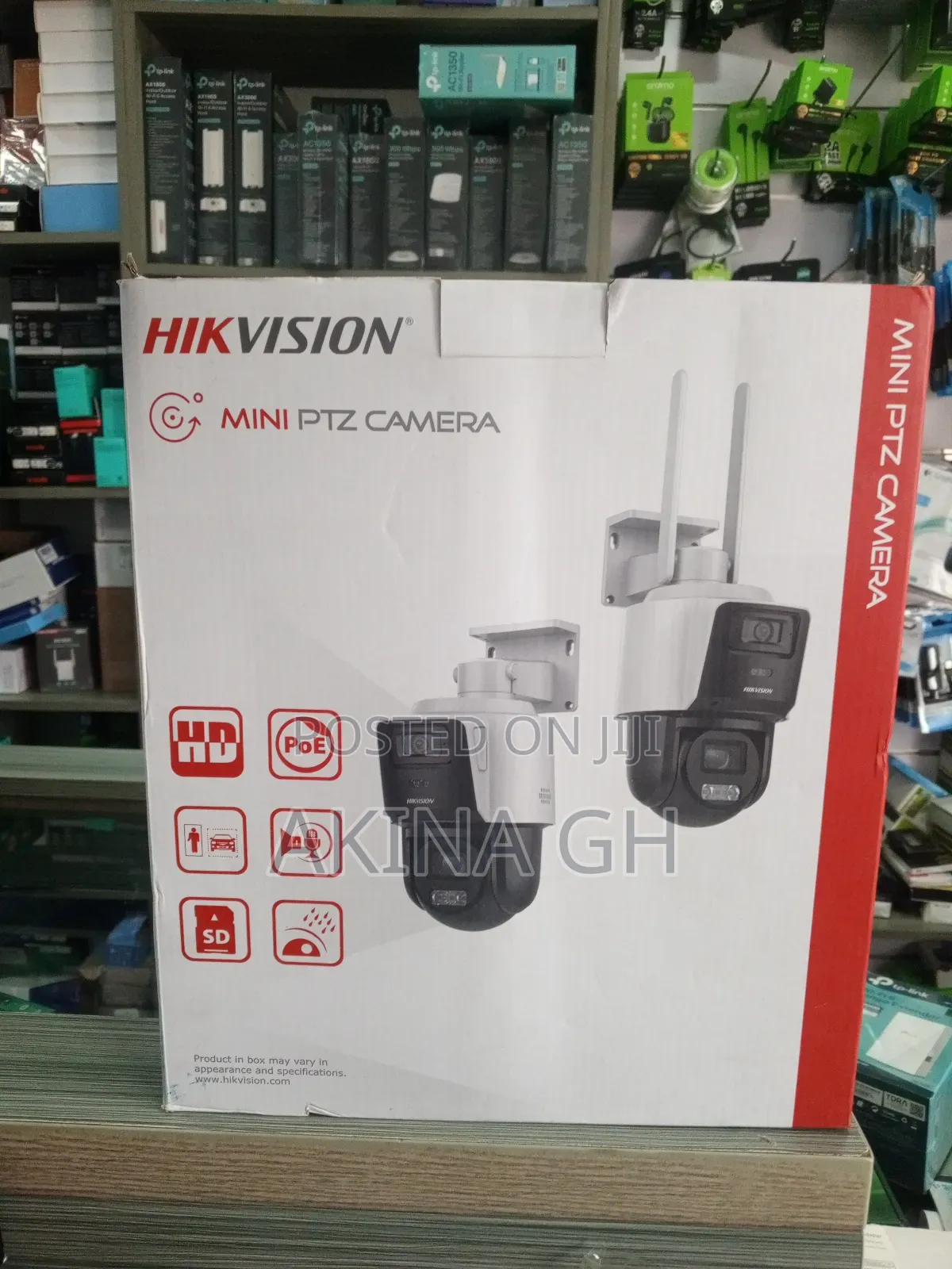 Hikvision 4mp Dual Lens Mini PTZ Poe Camera Ds-2se3c404mwg-E/14