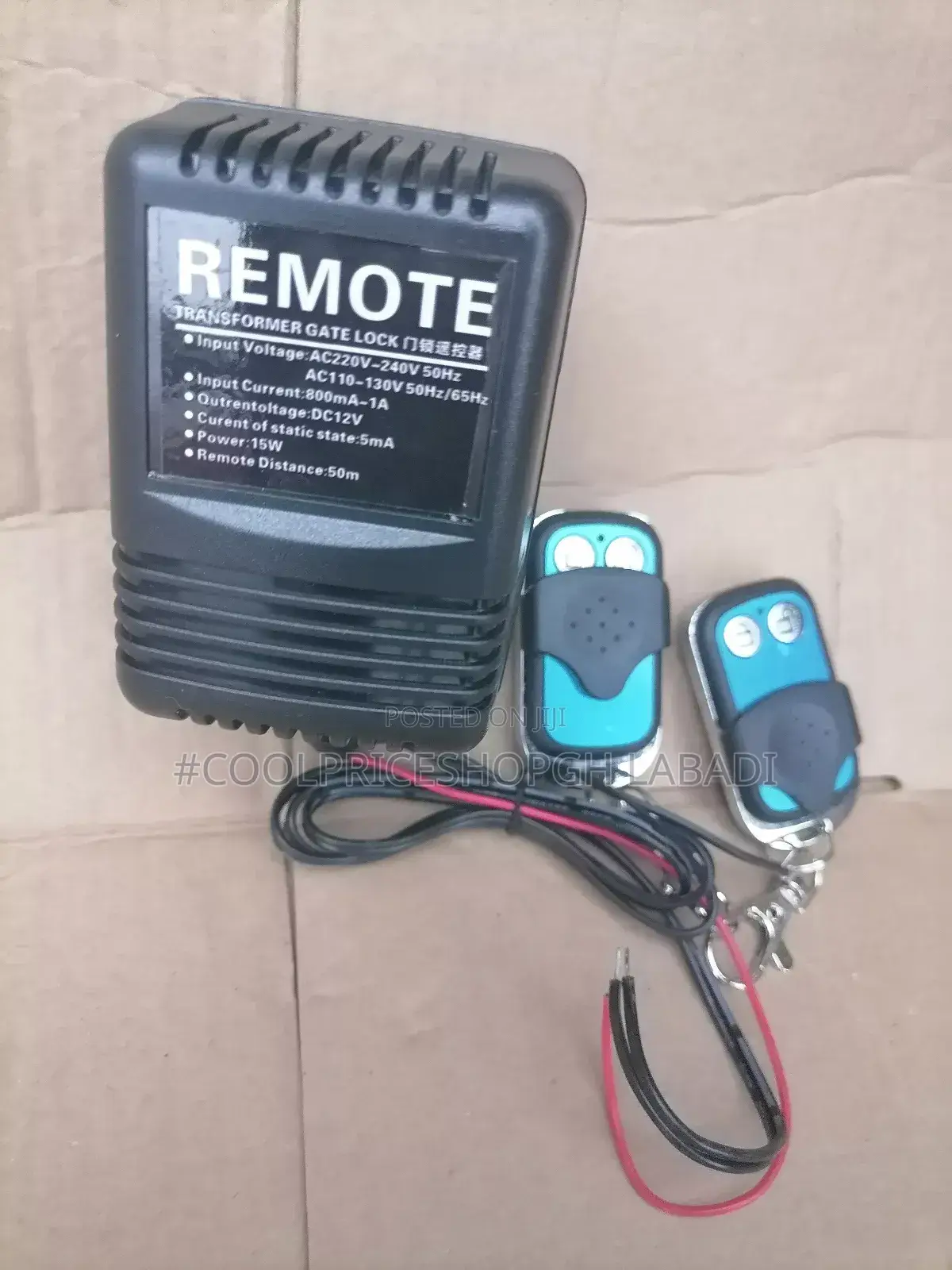 2pcs Wireless Remotes And 12vokts Transformer Power Supply Adaptor
