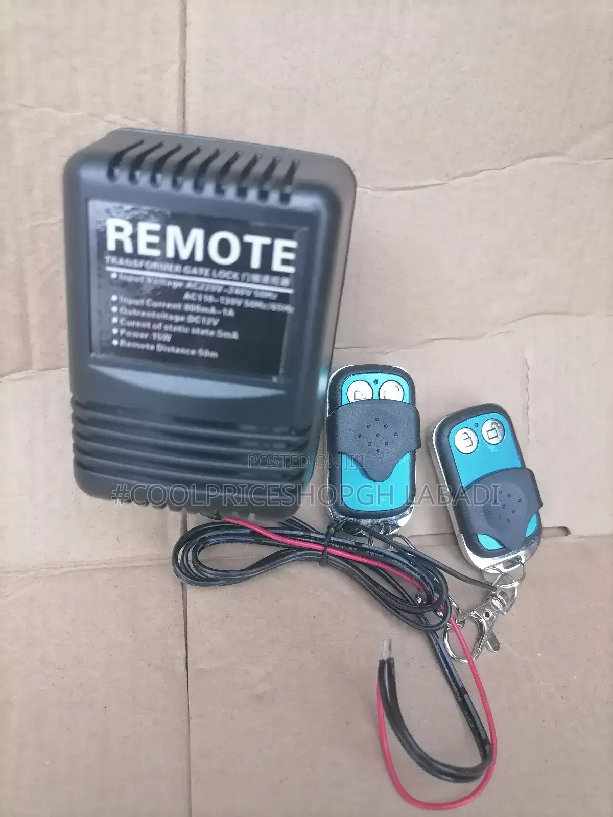 2pcs Wireless Remotes And 12vokts Transformer Power Supply Adaptor