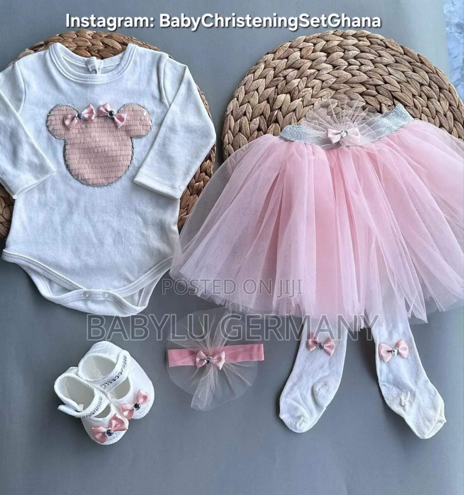 Baby Girl Tutu Skirt and Long Sleeve Set