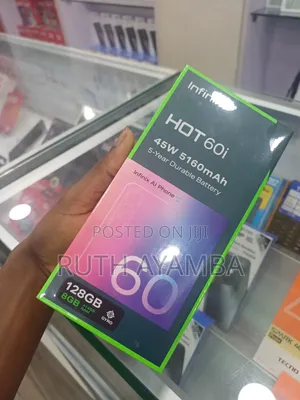 New Infinix Hot 60i 128 GB Black