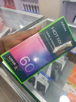 New Infinix Hot 60i 128 GB Black