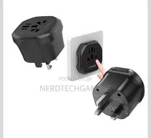 Ldnio Z7 Power Strip Travel Adapter, Black