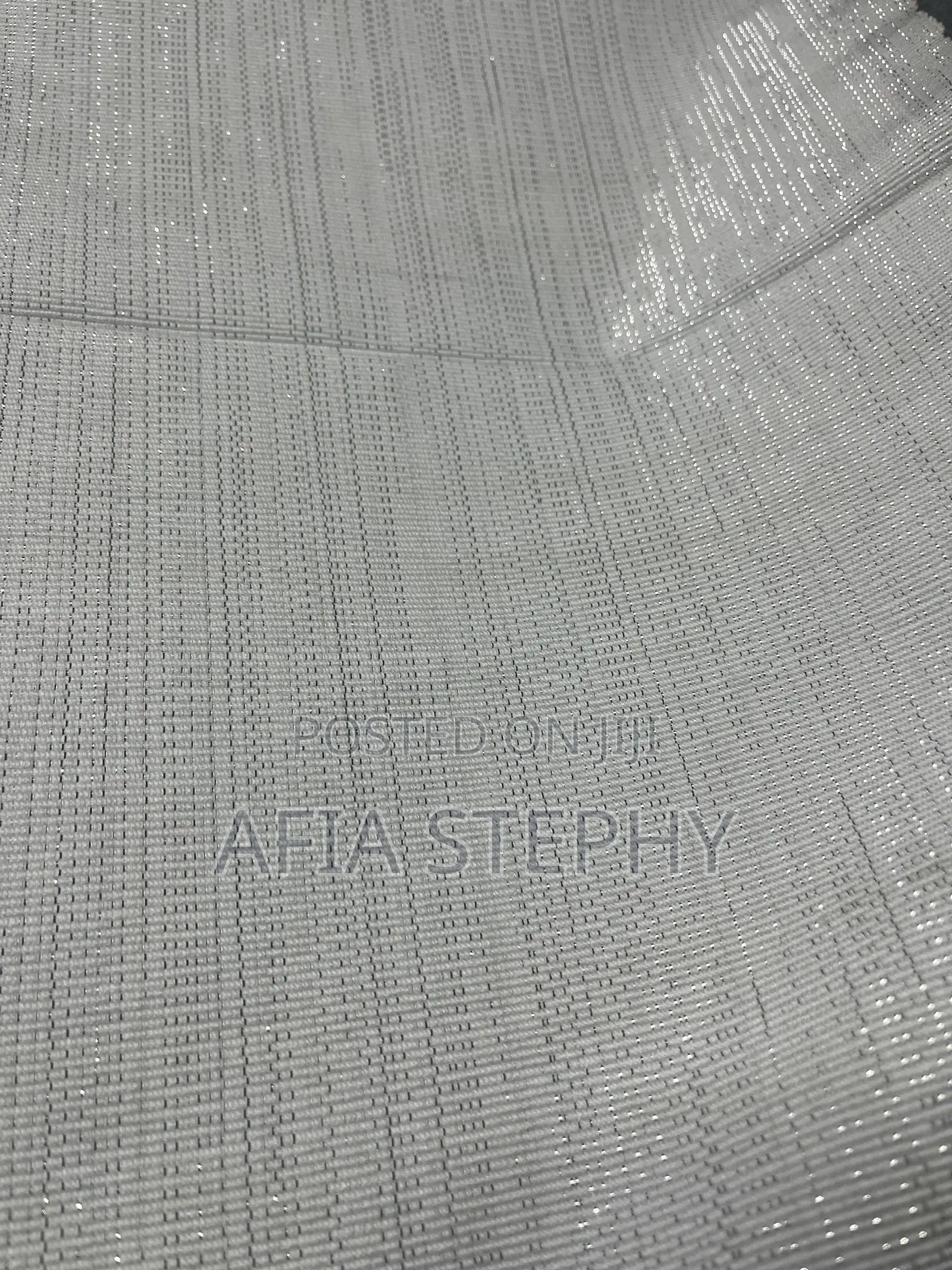 White Shimmer Material (2 Yards)