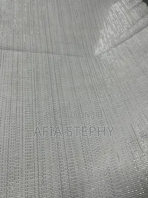 White Shimmer Material (2 Yards)