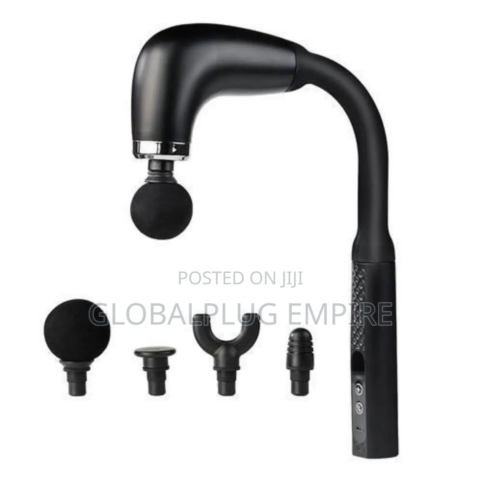 Portable Handheld Massager – Curved Head, Deep Tissue, Rechargeable