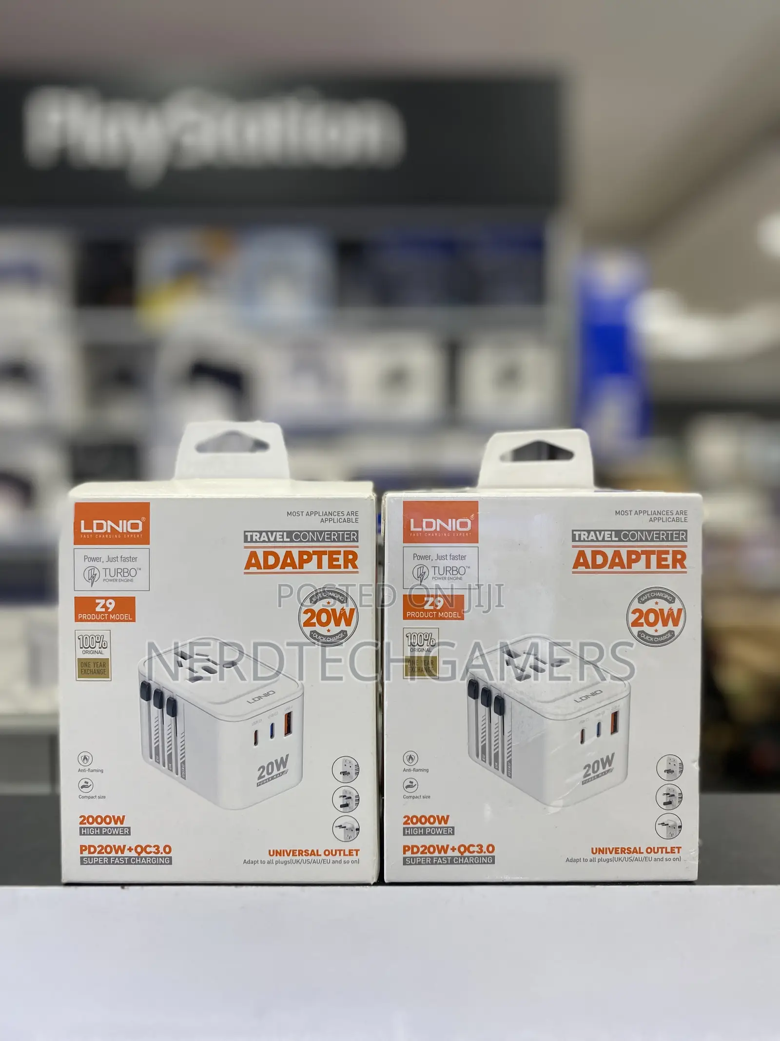 Ldnio Z9 3 Usb Ports 20w Travel Adapter