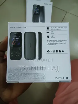 New Nokia 106 Black