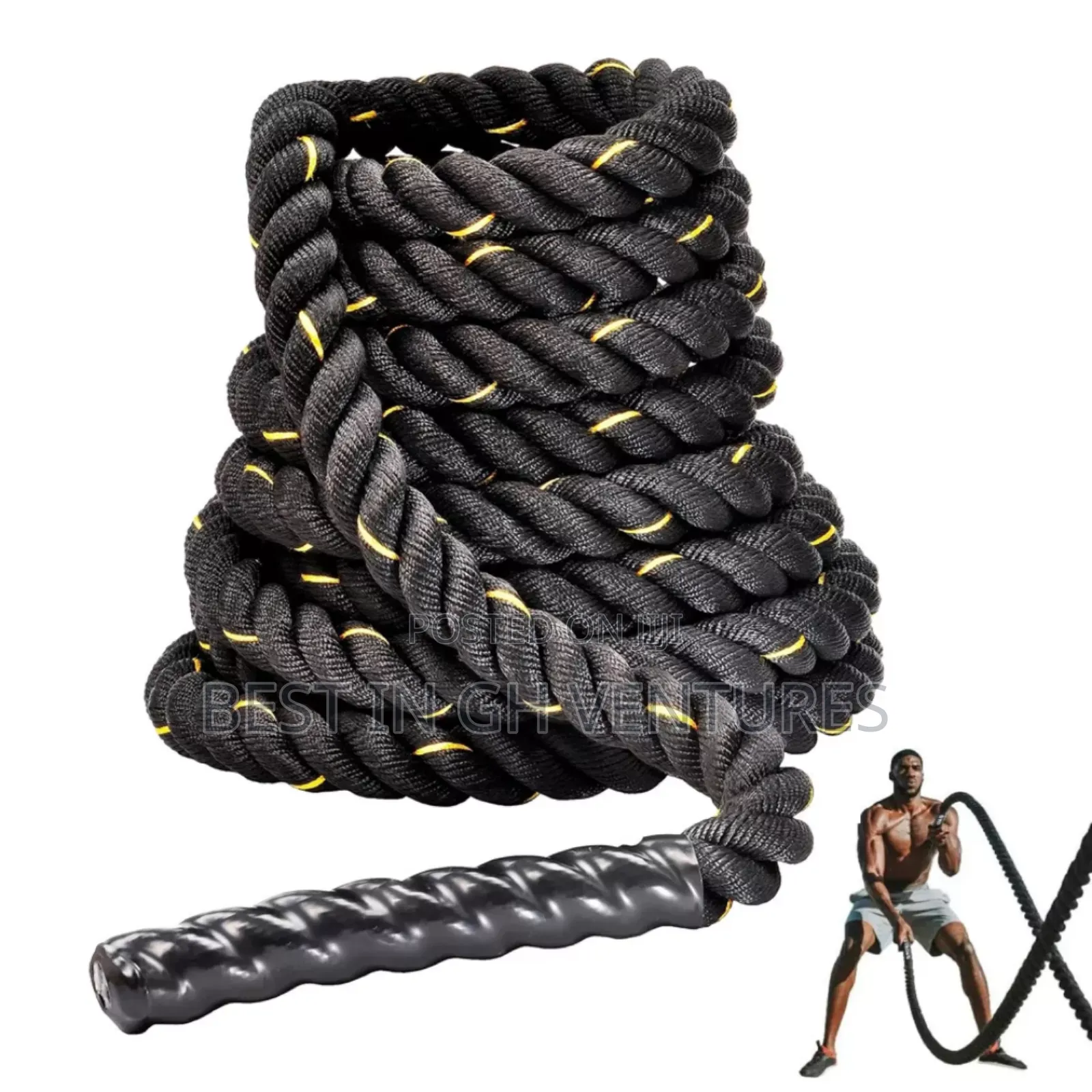 Heavy Duty Gym Battle Rope(50ft)