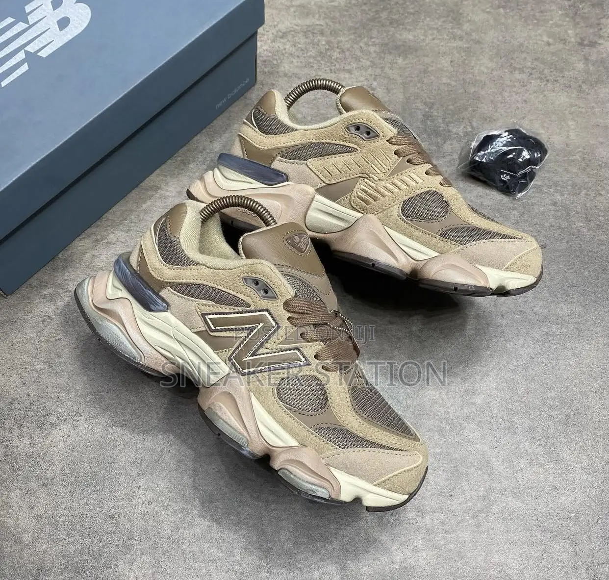 Authentic New Balance 9060 All Brown