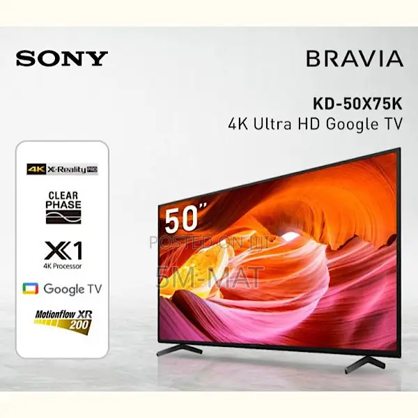 Sony Bravia Kd-50x75k 50 Inch Led Smart Google Tv