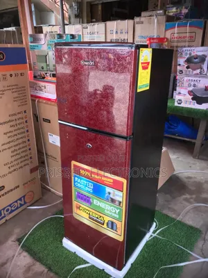 %Neon Durable Double Door Fridge 132 Litres