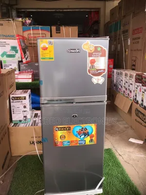 Neon Double Door Fridge 108 Litres Top Freezer