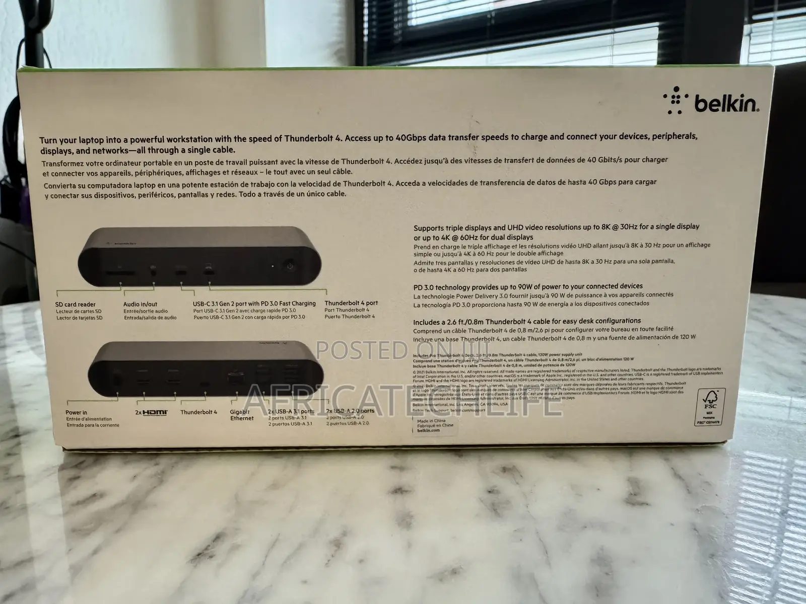 Belkin Pro Thunderbolt 4 Dock (New)