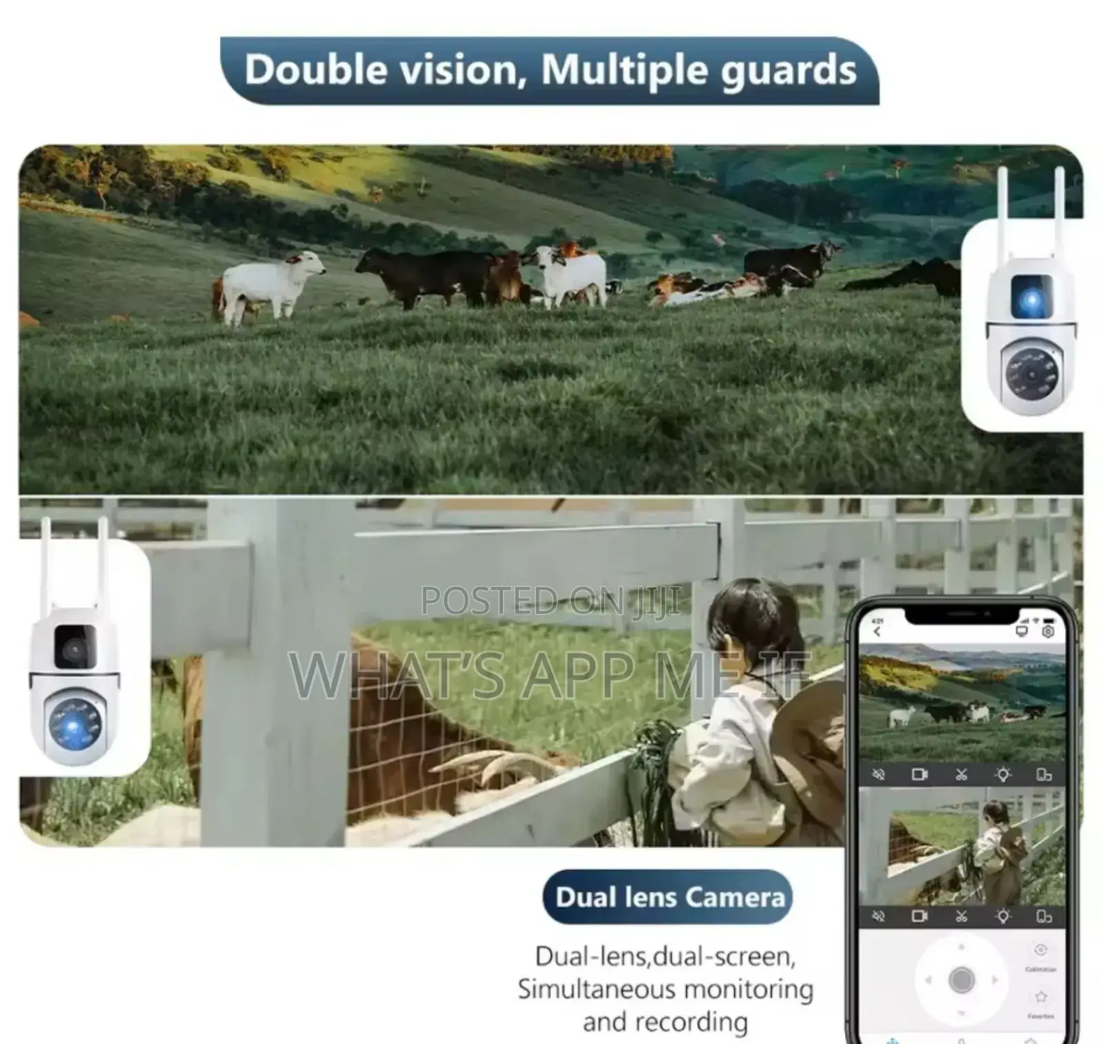 Wifi Dual Lens Outdoor Ptz Camera