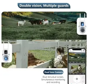 Wifi Dual Lens Outdoor Ptz Camera