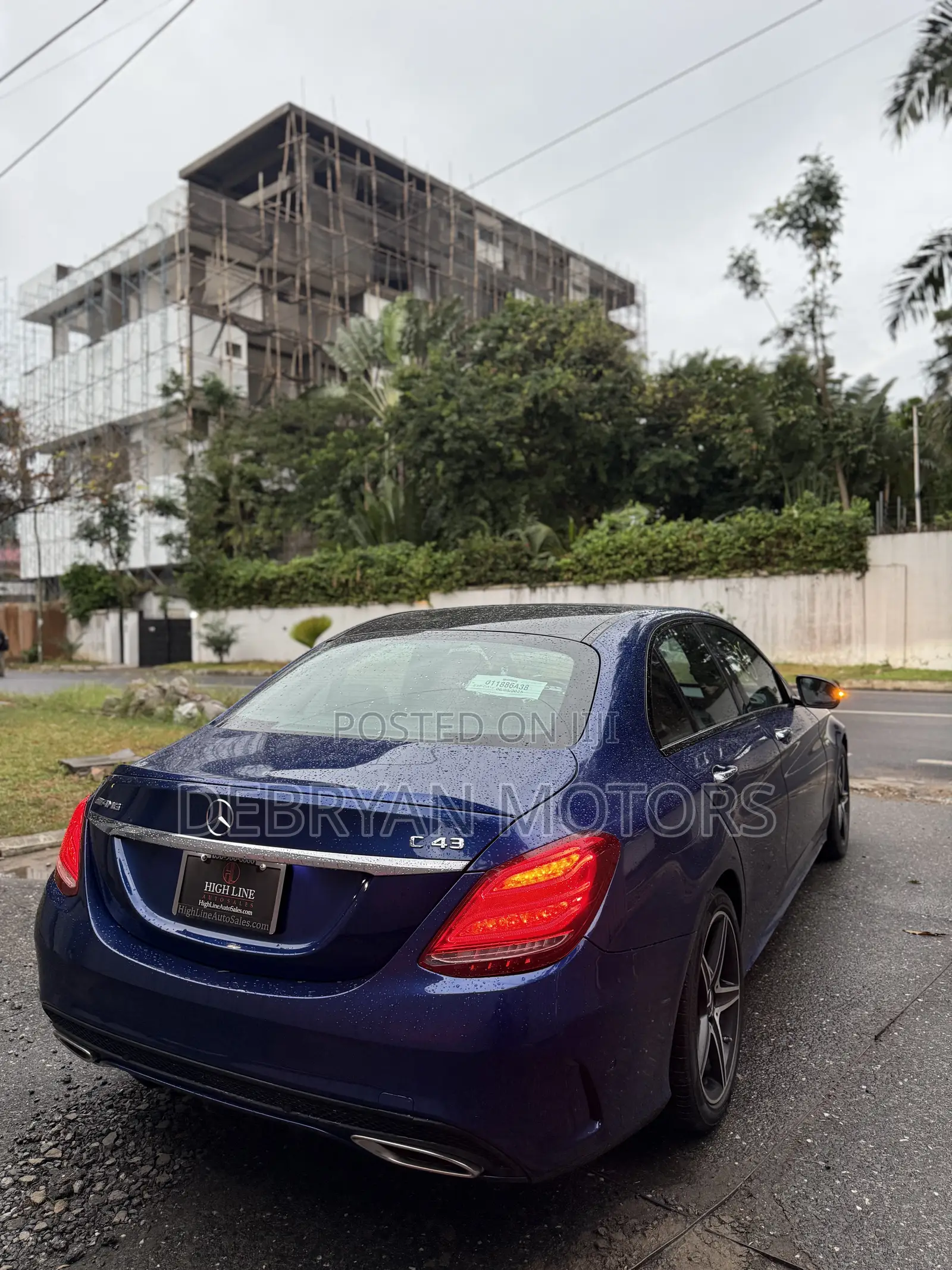Mercedes-Benz C43 4Matic Sedan AWD (3.0L V6 9AM) 2018 Blue